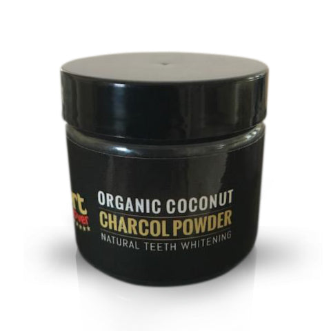 Activated Charcoal Teeth Whitening Powder - Made in USA Fluoride Free All Natural Teeth Whitening Coconut Carbon Charcoal Tooth Polishing Powder, Teeth Whitener for Stronger Healthy Smile